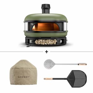 Gozney Dome Dual Fuel Pizza Oven Ultimate Bundle 2025 - olive