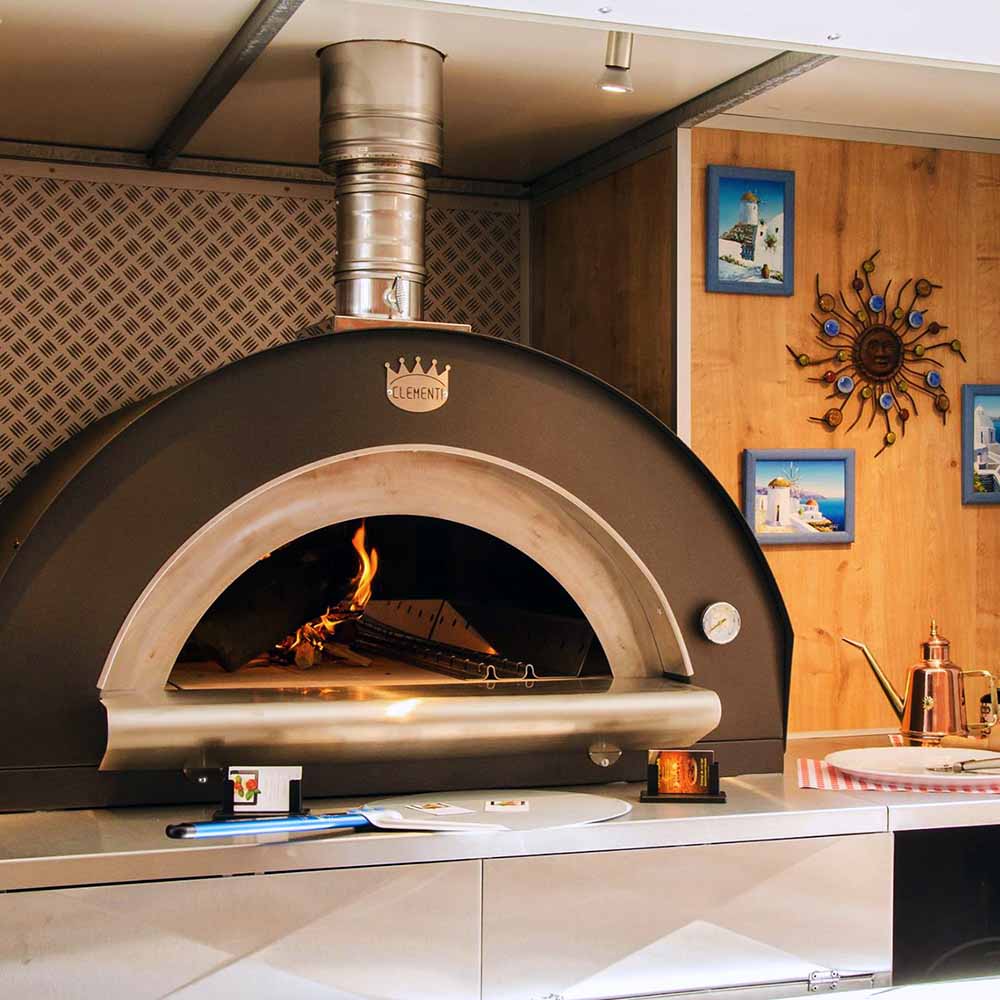 Clementi Original pizza oven 100x80 - flue chimney extension